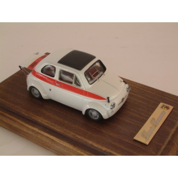 Fiat 500 Abarth 695 ss Bianco Assetto Corsa 1966 - Special Built 1:43